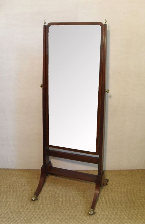 Edwardian Cheval Mirror