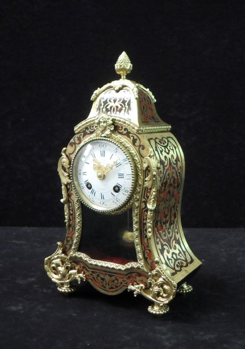 French 19th Century Boulle Mantel Clock