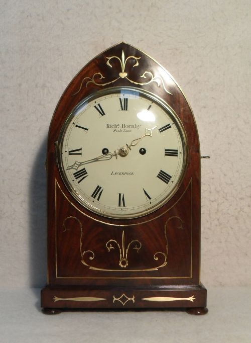 William IV Mahogany Bracket Clock by Richard Hornby