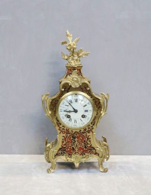 fig 1. French Napoleon III Boulle Mantel Clock by Vincenti