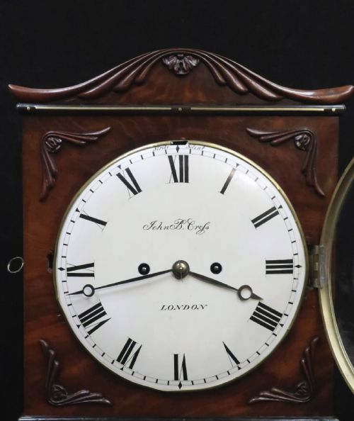 fig 2. William IV Mahogany Bracket Clock by John B Cross