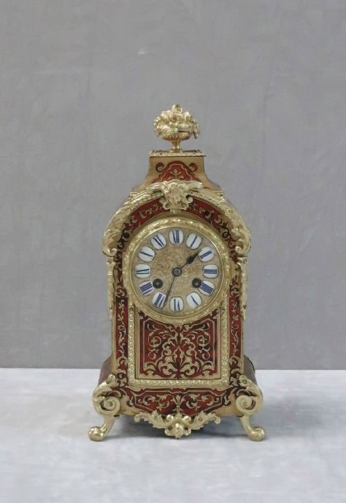 fig 1. French Louis XIV Style Boulle Mantel Clock