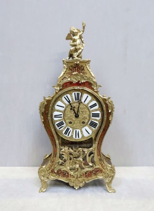 fig 1. French 19th Century Louis XV Style Boulle Bracket Clock