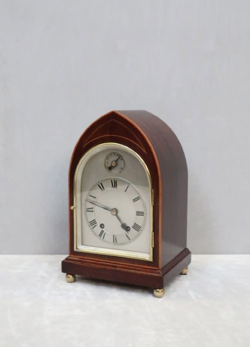 German Ting Tang Striking Mantel Clock by W&h