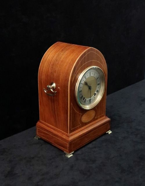 fig 2. German Rosewood Ting Tang Mantel Clock by W&H
