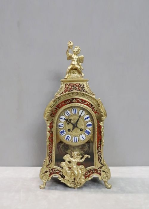 fig 1. French Louis XIV Style Boulle Mantel Clock by Charles Hour