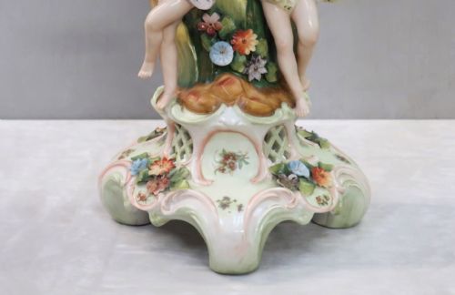 GERMAN SAXONY PORCELAIN FRUIT CENTREPIECE - ADDITIONAL PHOTO 4