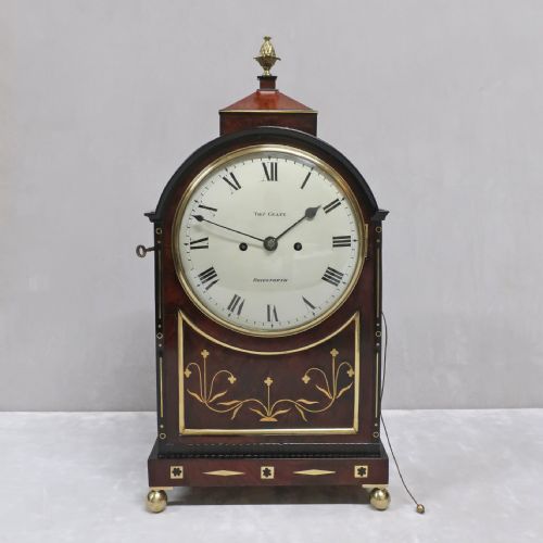 fig 2. REGENCY MAHOGANY BRACKET CLOCK BY THOMAS GLAZE