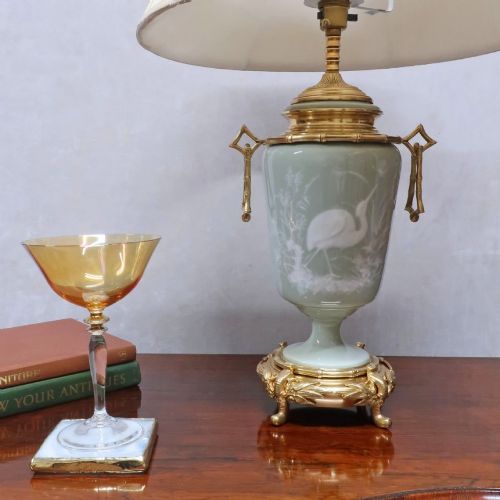 fig 1. FRENCH PATE SUR PATE CHINOISERIE STYLE TABLE LAMP