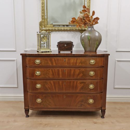 Sheraton Period Mahogany Chest of Drawers
