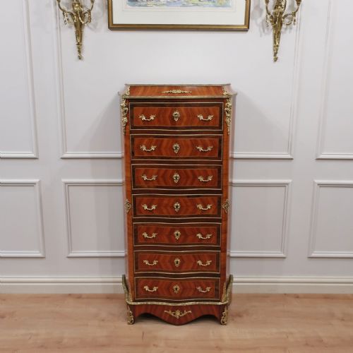 fig 1. French Louis XV Style Escritoire Writing Cabinet