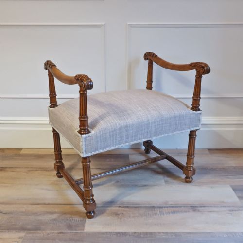 French Walnut Window Chair