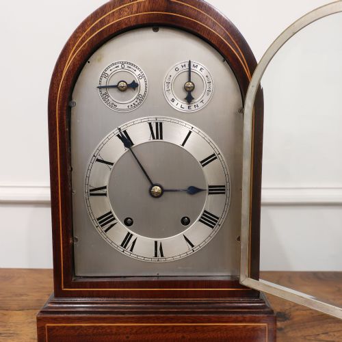 fig 2. German Mahogany Table Clock by Winterhalder & Hofmeier