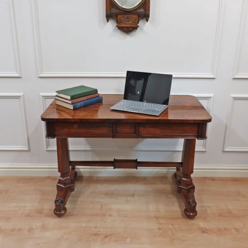 Late Georgian Rosewood Writing Table