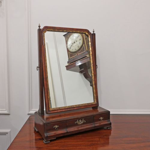 Georgian Mahogany Dressing Table Mirror