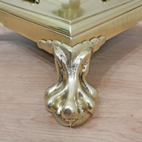 VICTORIAN BRASS STANDARD FLOOR LAMP - ADDITIONAL PHOTO 7