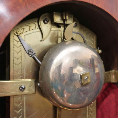 GEORGIAN MAHOGANY BRACKET CLOCK BY GRANT OF LONDON - ADDITIONAL PHOTO 10