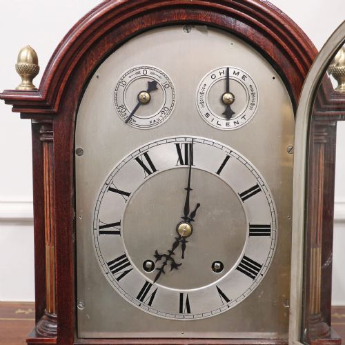 GERMAN MAHOGANY BRACKET CLOCK BY WINTERHALDER HOFMEIER - ADDITIONAL PHOTO 1