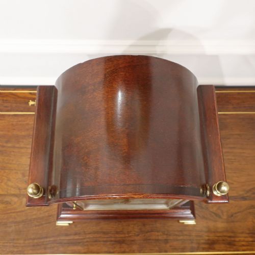 GERMAN MAHOGANY BRACKET CLOCK BY WINTERHALDER HOFMEIER - ADDITIONAL PHOTO 7