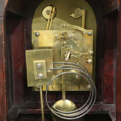 GERMAN MAHOGANY BRACKET CLOCK BY WINTERHALDER HOFMEIER - ADDITIONAL PHOTO 9