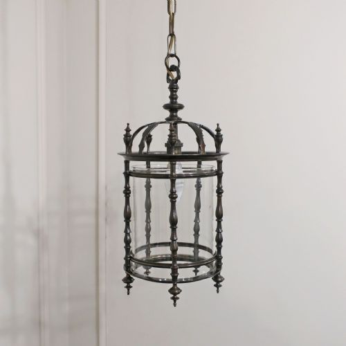 Edwardian Bronze Hall Lantern by Faraday & Son
