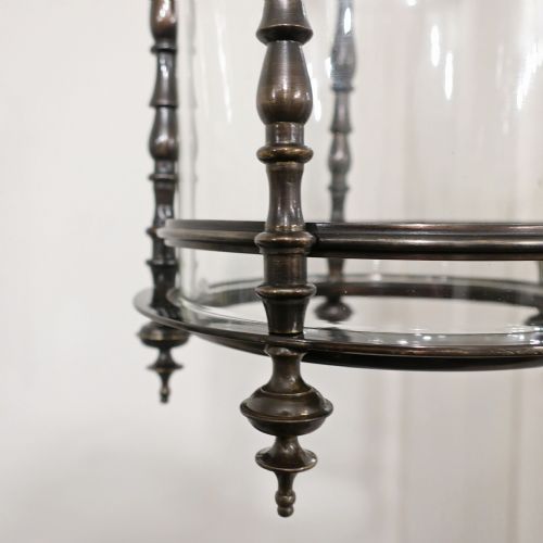 fig 1. Edwardian Bronze Hall Lantern by Faraday & Son