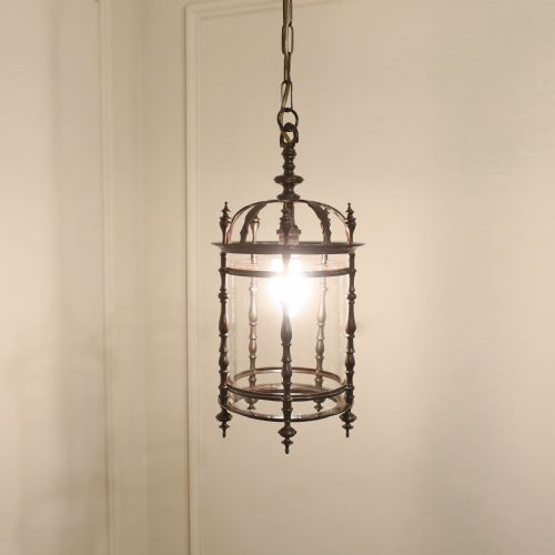 fig 2. Edwardian Bronze Hall Lantern by Faraday & Son