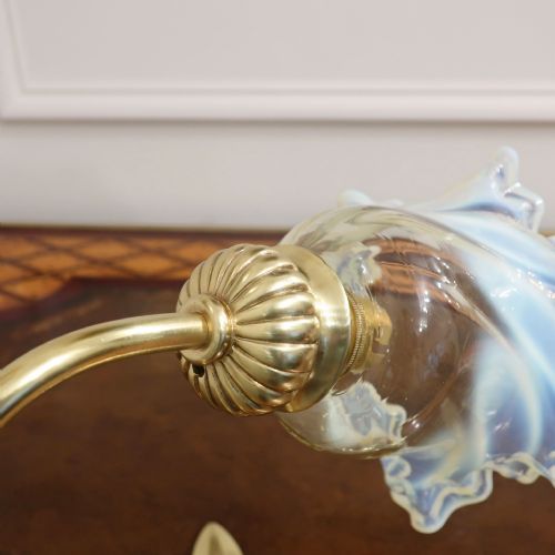 fig 2. Art Nouveau Brass Desk Lamp