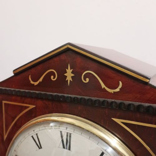 REGENCY MAHOGANY BRACKET CLOCK BY THOMAS CONNOLD OF ALYSHAM - ADDITIONAL PHOTO 6