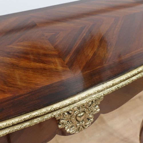 fig 3. French Louis XV Style Satiné & Rosewood Side Table