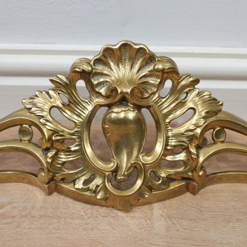 fig 1. French Rococo Style Gilt Bronze Extending Fender
