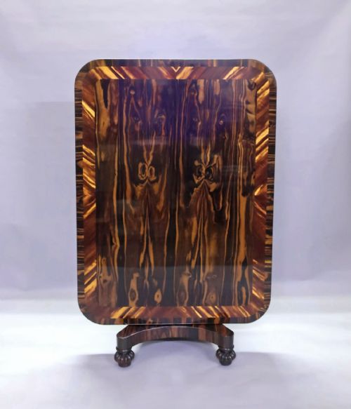 REGENCY COROMANDEL WOOD BREAKFAST DINING TABLE - ADDITIONAL PHOTO 1