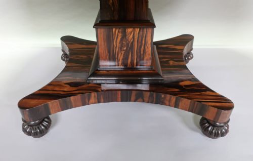 REGENCY COROMANDEL WOOD BREAKFAST DINING TABLE - ADDITIONAL PHOTO 9