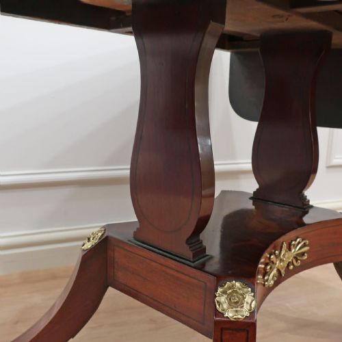 REGENCY MAHOGANY SOFA TABLE - ADDITIONAL PHOTO 9