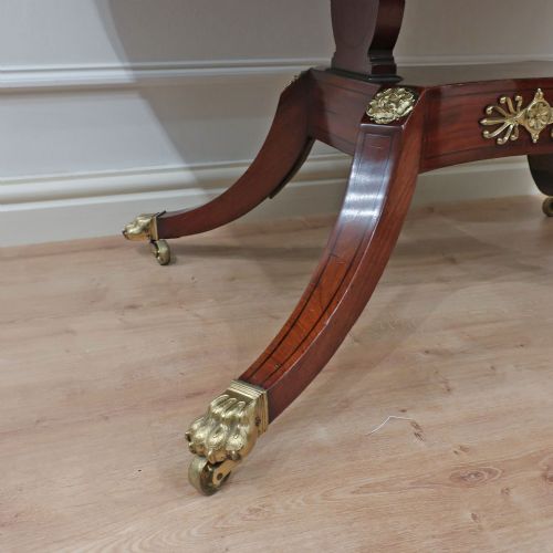 REGENCY MAHOGANY SOFA TABLE - ADDITIONAL PHOTO 11