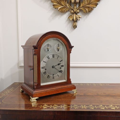 fig 1. German Westminster Striking Bracket Clock by W&H