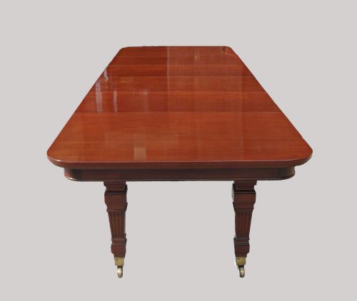 VICTORIAN MAHOGANY EXTENDING IMPERIAL DINING TABLE BY GILLOWS - ADDITIONAL PHOTO 3
