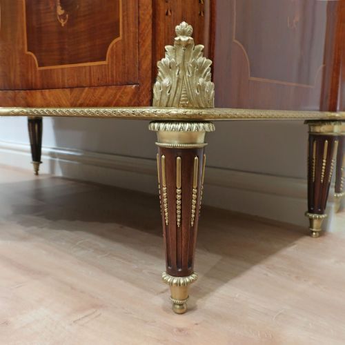 FRENCH LOUIS XVI STYLE MARQUETRY CHEST OF DRAWERS - ADDITIONAL PHOTO 10