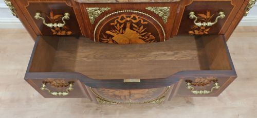 FRENCH LOUIS XVI STYLE MARQUETRY CHEST OF DRAWERS - ADDITIONAL PHOTO 15