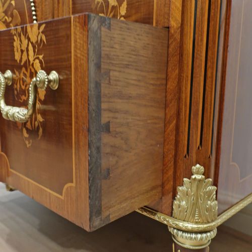 FRENCH LOUIS XVI STYLE MARQUETRY CHEST OF DRAWERS - ADDITIONAL PHOTO 16