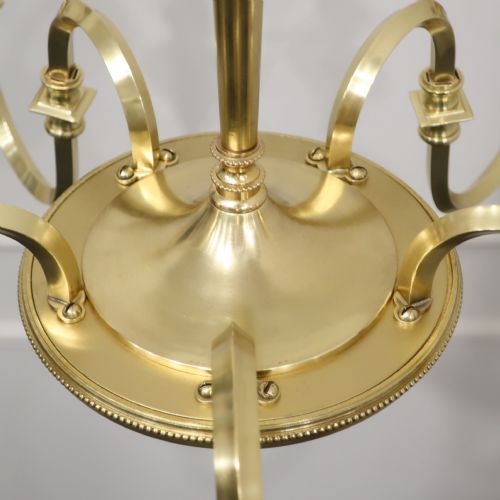 FRENCH GILT BRONZE FIVE ARM CHANDELIER - ADDITIONAL PHOTO 11