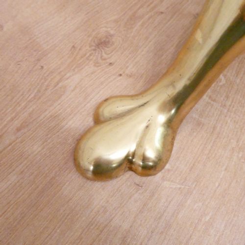 ART NOUVEAU BRASS FLOOR LAMP - ADDITIONAL PHOTO 5