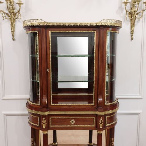 FRENCH LOUIS XVI STYLE DISPLAY CABINET ATTRIBUTED TO PAUL SORMANI - ADDITIONAL PHOTO 2