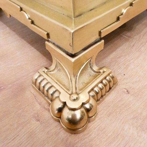 VICTORIAN BRASS FLOOR LAMP - ADDITIONAL PHOTO 8