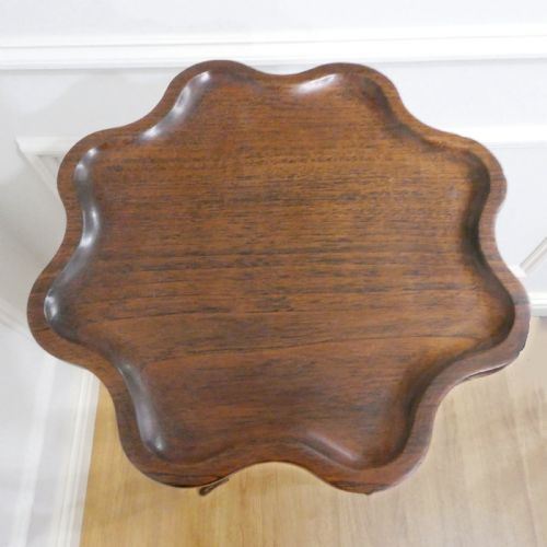 fig 2. Pair of Edwardian Oak Torchères or Plants Stands