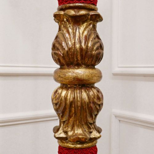 PAIR OF ITALIAN BAROQUE STYLE GILTWOOD FLOOR LAMPS - ADDITIONAL PHOTO 10