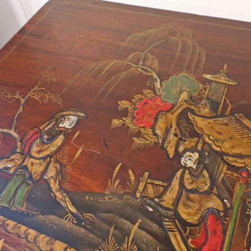 QUEEN ANNE STYLE CHINOISERIE NEST OF THREE TABLES - ADDITIONAL PHOTO 1
