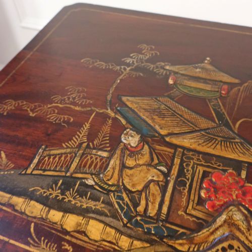 QUEEN ANNE STYLE CHINOISERIE NEST OF THREE TABLES - ADDITIONAL PHOTO 6