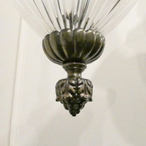 PAIR OF ART NOUVEAU BRONZE PENDANT LANTERNS ATTRIBUTED TO FC OSLER - ADDITIONAL PHOTO 10