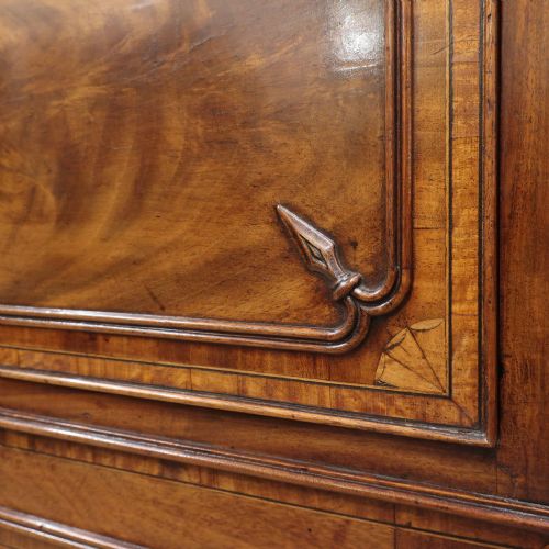 GEORGIAN MAHOGANY SECRETAIRE BOOKCASE - ADDITIONAL PHOTO 11